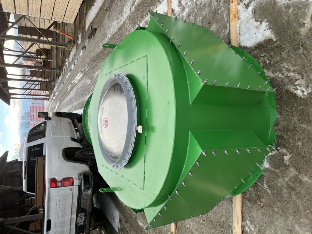 Explosion Panel Replacement behind truck