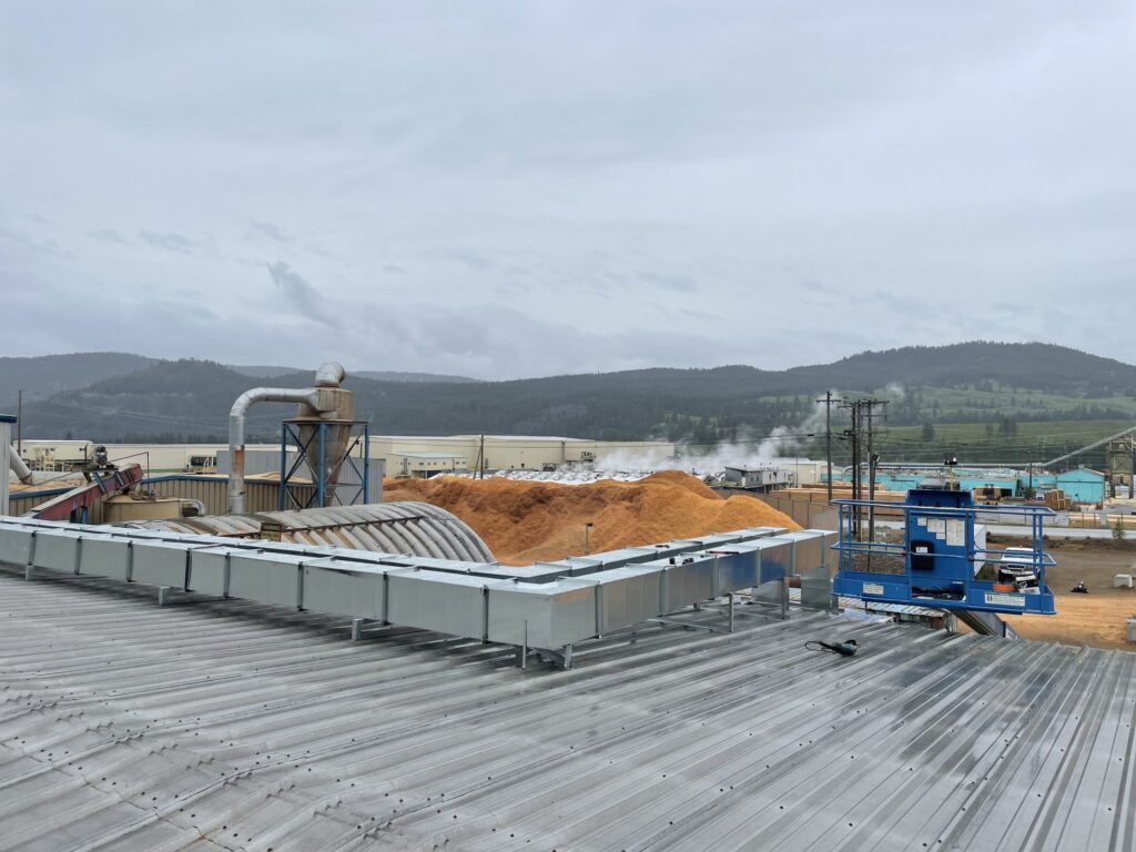 Roof top duct